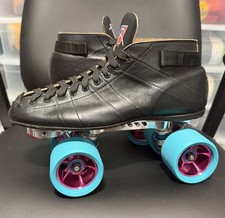 Riedell 595 speed skates Men’s Sz 9.5 With Revenge Plates & Bont Royal Assassins