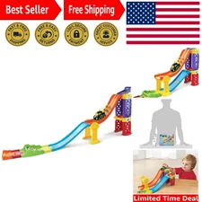 Interactive 3-in-1 Launch and Play Raceway by Go! Go! Smart Wheels – Ages 1-5