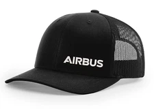 Airbus Aviation Black Richardson 112 Snapback Hat NEW
