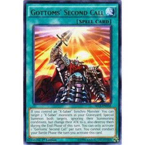 Gottoms' Second Call - SECE-EN056 - Rare - 1st Edition x3 - Near Mint