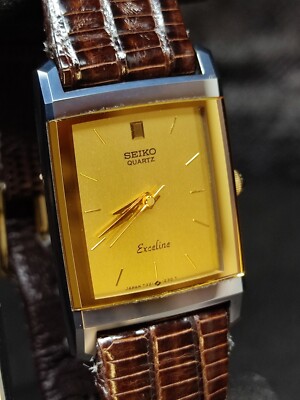 Vintage Good condition Seiko 7321-5740 EXCELINE Working item