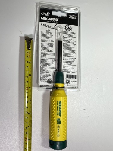 Megapro 151HX-C 15-In-1 Hex Driver Yellow Multi Purpose Tool USA Stocking Stuff - Picture 20 of 24
