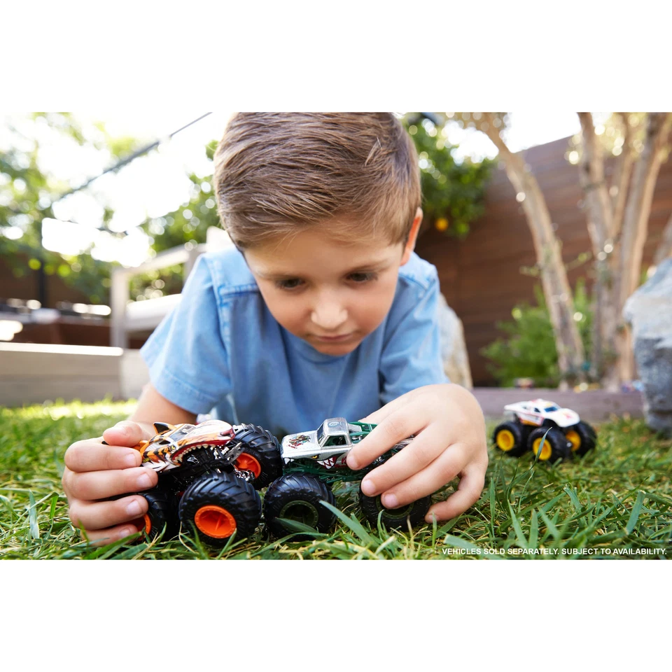 Hot Wheels Monster Trucks Macchinina 164 a Sorpresa Gioco 4 - 8 Anni FYJ44 - Immagine 2 di 4