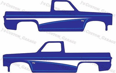 STH  83 Silverado 1/64 custom white toner water slide Decals For Hot Wheels