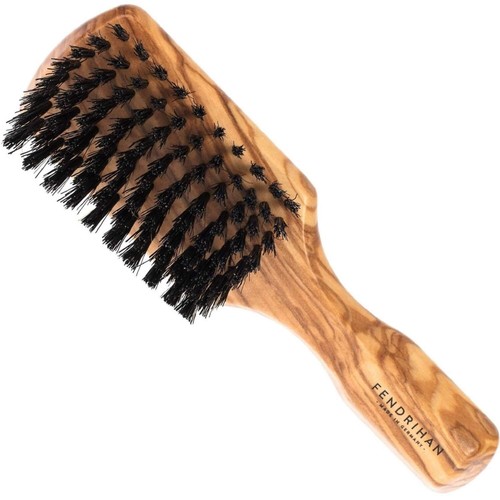 SMALL Men's Hairbrush Pure Boar Bristle with Real Olivewood Handle 6.75 Inche... - Picture 2 of 9