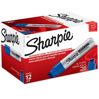 SHARPIE Magnum Permanent Marker, Oversized Chisel Tip, Great for Poster Boards,