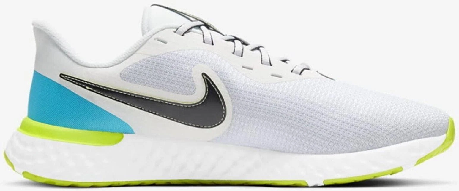 Nike Revolution 5 EXT Dark Smoke Grey Game Royal Neon Green  display picture 3