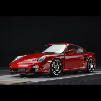 Make Up 1:43 Porsche 911 997 Turbo 2006 Guards Red Diecast Car