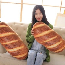 Simulation Bread Pillow Bread Shaped Plush Toys Sofa Room Decoration Kids Gifts
