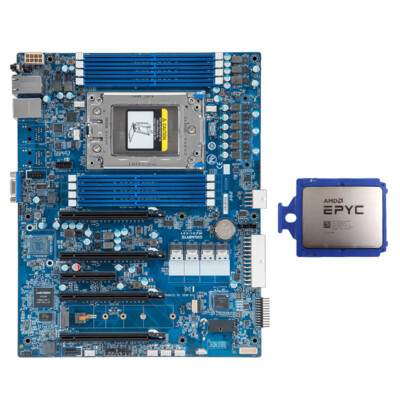 Gigabyte MZ01-CE1 ATX Server Motherboard + AMD EPYC 7601 32 CORES 64 threads CPU
