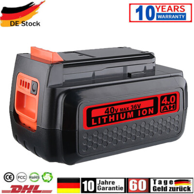 Akku LBXR36 4,0Ah 36V Li-Ion Für Black and Decker LBX2040 BL20362 LHT2436 LSW36