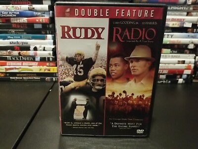Rudy / Radio (DVD) Double Feature Sean Astin Cuba Gooding Jr. 