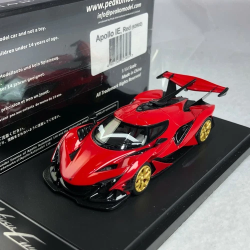 1/64 Peako peako64 Apollo IE intensa emozione Red & gold wheel Limited 1000 pcs