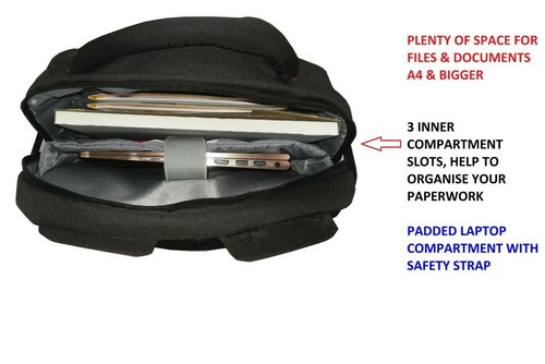 15,6 Mochila Laptop Bolso Niño Niña Escuela Bolso de Trabajo Hombro Mochila de Viaje NUEVO - Imagen 4 de 8