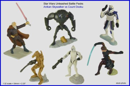 SKYWALKER vs DOOKU Playset MIB STAR WARS Figuren MIB oder lose - Bild 2 von 6