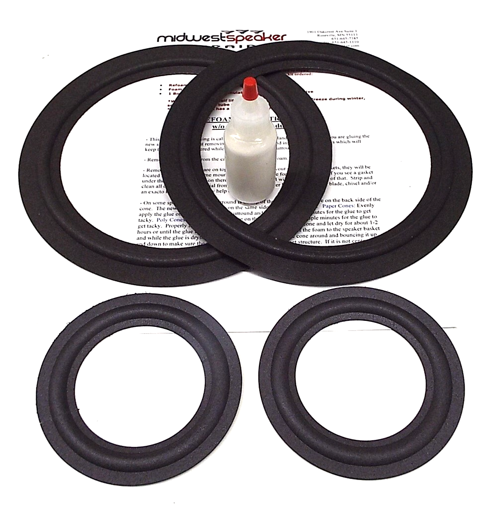 JBL TLX151 & TLX171 Refoam Kit - Speaker Repair - 4 Surrounds