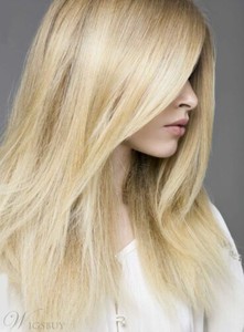 Top Quality Amazing Boutique Long Silky Straight Blonde Hair Wig