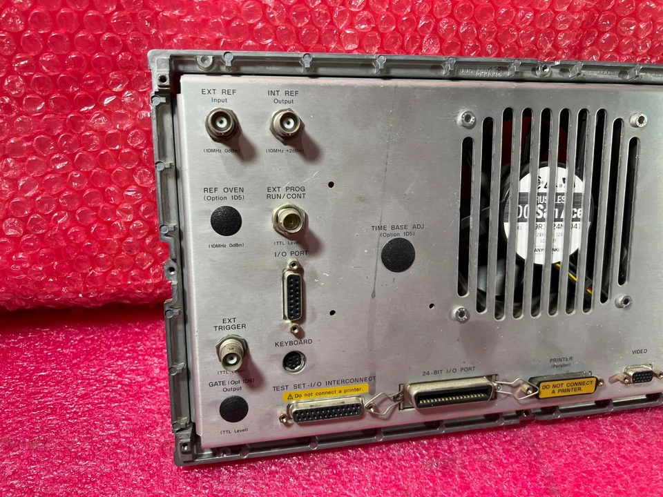 HP 4395A Spectrum Rear Panel E4970-66533 B-3704 E4970-66532 A-3607 - Image 2 of 4