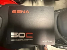 Sena 50C Motorcycle Camera & Communication System w/ Sound by Harman Kardon - 4K