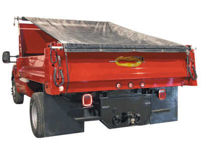 Buyers Products DTR8018 8 x 18 ft. Aluminum Tarp System with Mesh Tarp
