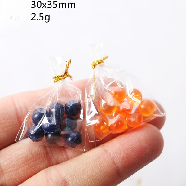 Miniaturas para casa de muñecas escala 1/12 6 piezas caramelos pequeños alimentos tienda mercado decoración