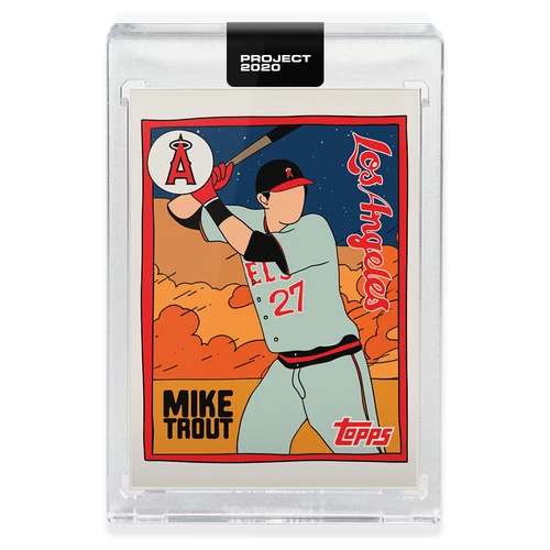 Topps Project 2020 #63 MIKE TROUT - Angels - Fucci 
