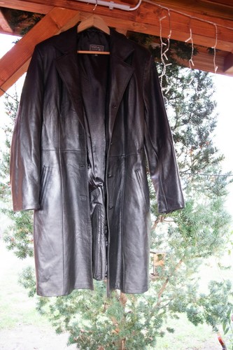 Versace women leather coat XXL Classic 