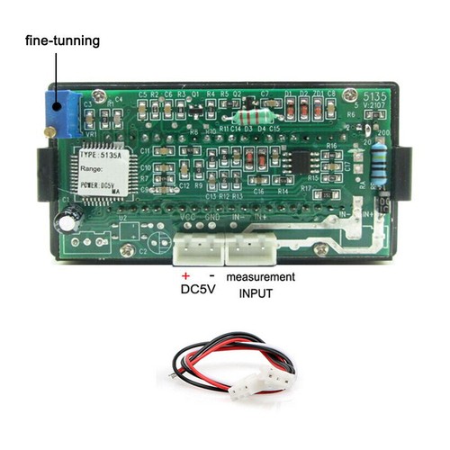 AC 500V Red LED Digital Volt Voltmeter Panel Digit Voltage Meter 0-500V AC - Picture 6 of 9