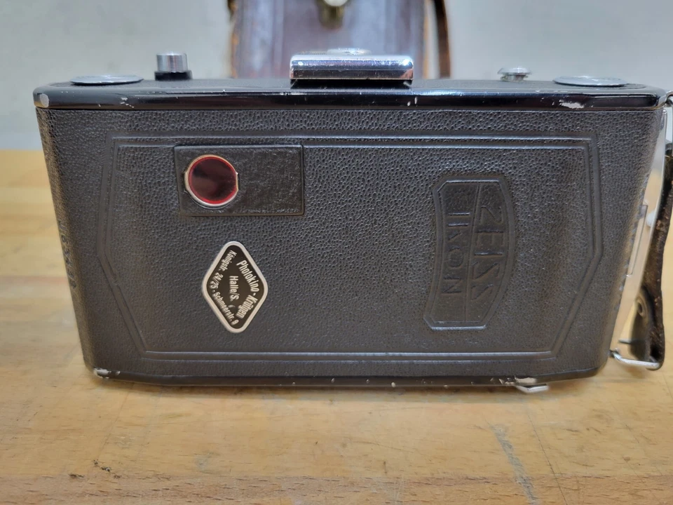 Cámara Zeiss Ikon Nettar 515/2, lente Novar 1:4,5, 10,5 cm con estuche original Foto 4 de 4