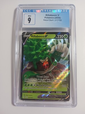 Pokemon Rebel Clash #017 Rillaboom V Cgc 9