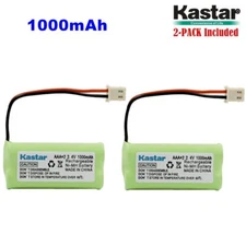 2 x 2.4V 1000mAh 5264 NiMH Battery for VTech BT166342 BT266342 BT183342 BT283342