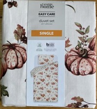Asda George Pumpkin Duvet Cover Single Autumn Halloween Winter