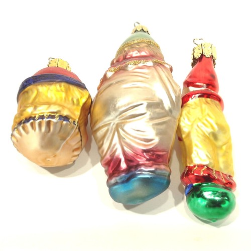 LOT of 7: Christborn Germany Glass 4” Clown Holiday Christmas Figural Ornaments - Picture 11 of 12