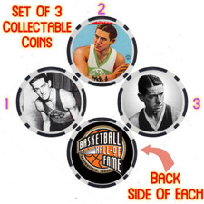 NAT HOLMAN - BASKETBALL HALL OF FAME - COLLECTABLE COIN SET