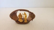 Plastic Vintage Nativity Scene Manger Scene Christmas