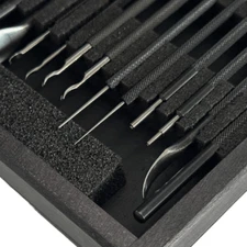 Bergeon 30020 set of hand levers tools in compact box for watchmakers