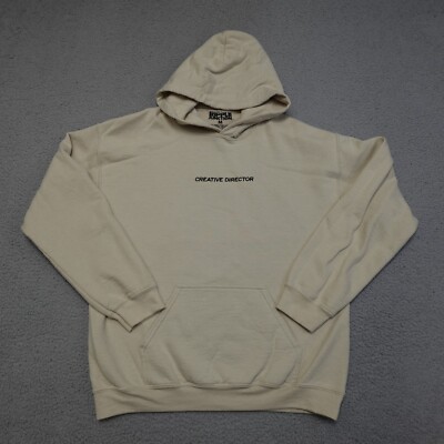 RIPPLE JUNCTION Hoodie Men's Medium Streetwear Sweatshirt Creative Director
