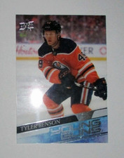 2020-21 Upper Deck Series 1 Hockey Tyler Benson Clear Cut #218 Edmonton RC