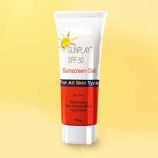 Sunplay Sunscren SPF 50 Gel For all Skins PA  UV Protection 75 ML Pack of 1
