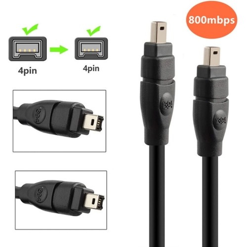FireWire 400 Cable IEEE1394 4Pin Male Cable for Audios and Video Equipment - Afbeelding 4 van 11