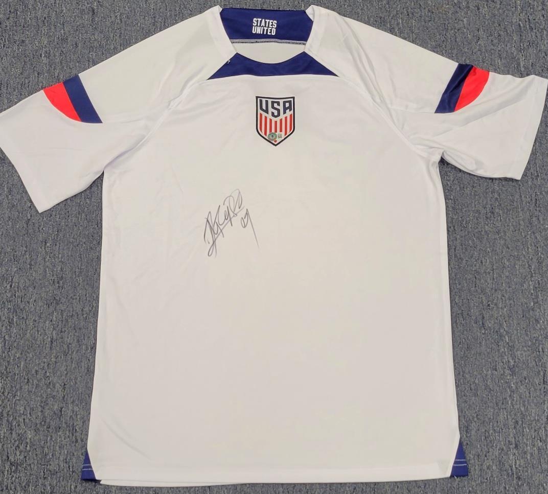 Ricardo Pepi signed Team USA USMNT Jersey autograph (A) ~ Beckett BAS