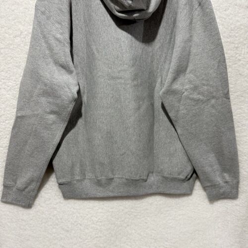 BRIXTON Longman II Reserve Heather Gray Cotton Blend Fleece Hoodie Size XL - Picture 8 of 13