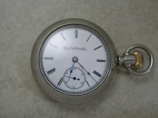 Elgin- 3177993- Runs- 1889- Model 3- 18s- 11j- Hunting- Pocket Watch