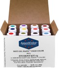 AmeriColor Student Kit 3, Soft Gel Paste, 12 .75 Ounce Bottles