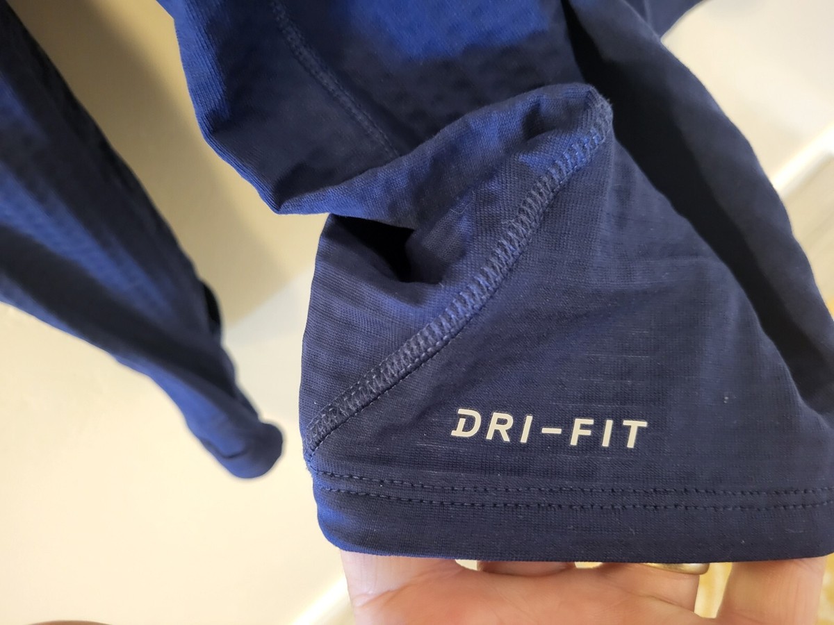 NIKE DRI-FIT~ 1/4 Zipper Long Sleeve Running Shirt ~ RN#56323 Size