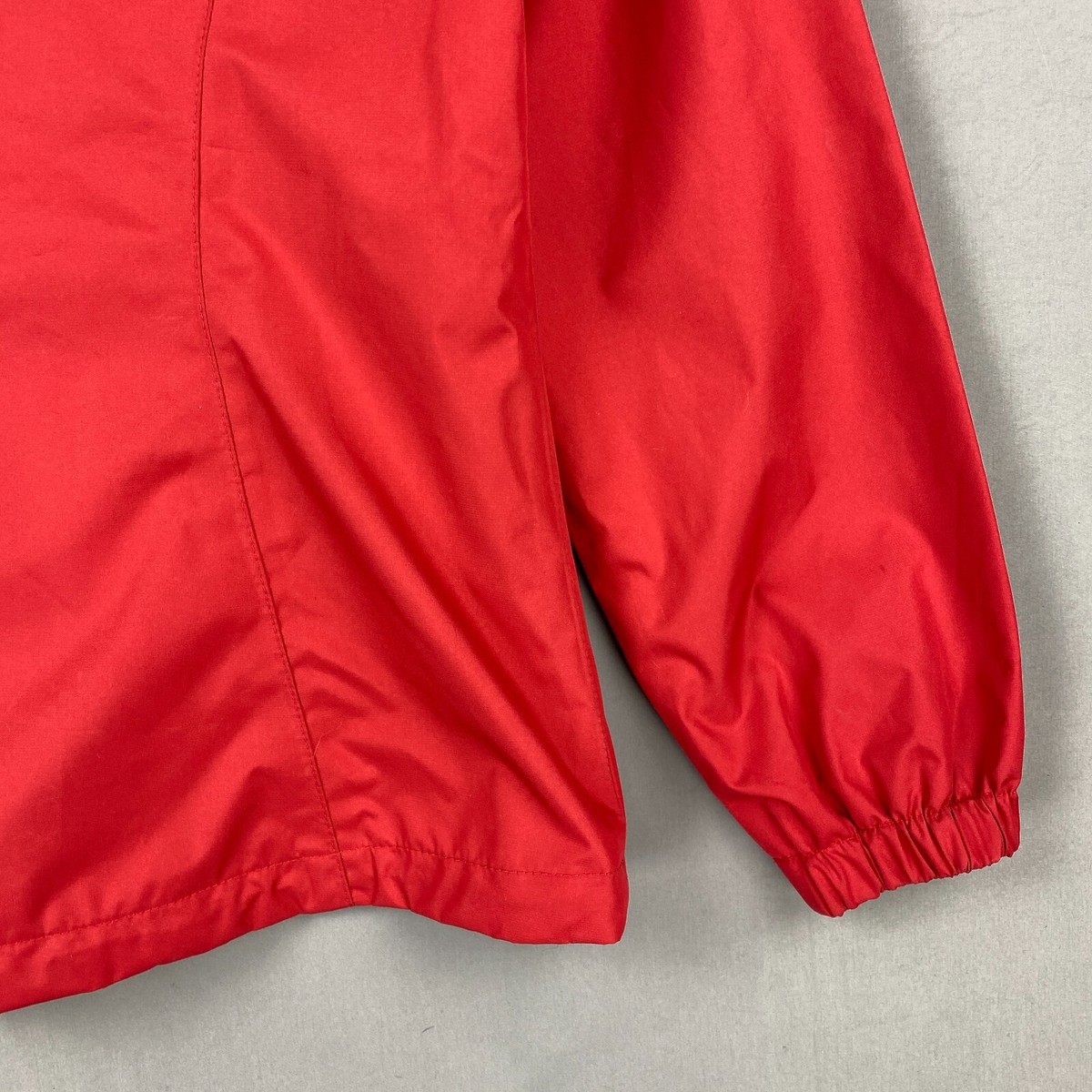 Vintage Eddie Bauer veste coupe-vent petite taille rouge avec fermeture