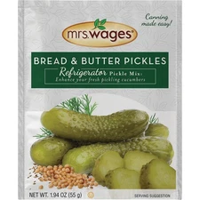 Mrs. Wages 1.94 Oz. Bread & Butter Refrigerator Pickling Mix W625-DG425 Mrs.