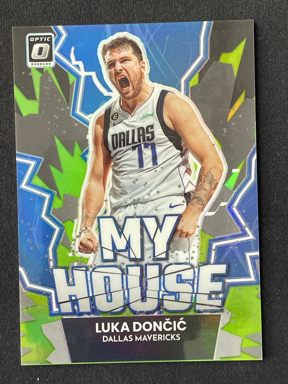 Luka Doncic 2022-23 Panini Donruss Optic My House Lime Green /149 #3
