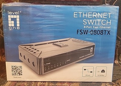 LevelOne FSW-0808TX - switch - 8 ports Fast Ethernet Switch with Magnet