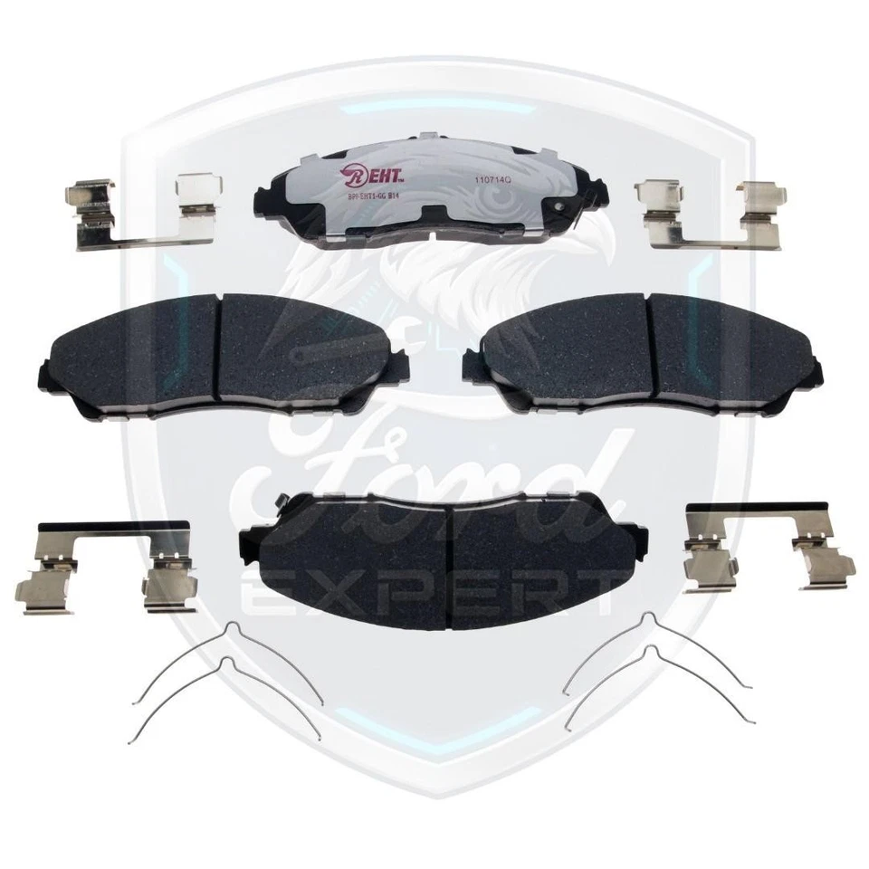 Kit de pastillas de freno delanteras y traseras de cerámica para Honda Pilot Ridgeline 2016-2025 Foto 2 de 4